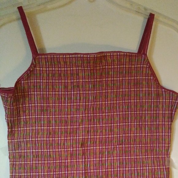 Vintage rare madras very stretchy elastic top - Picture 4 of 11